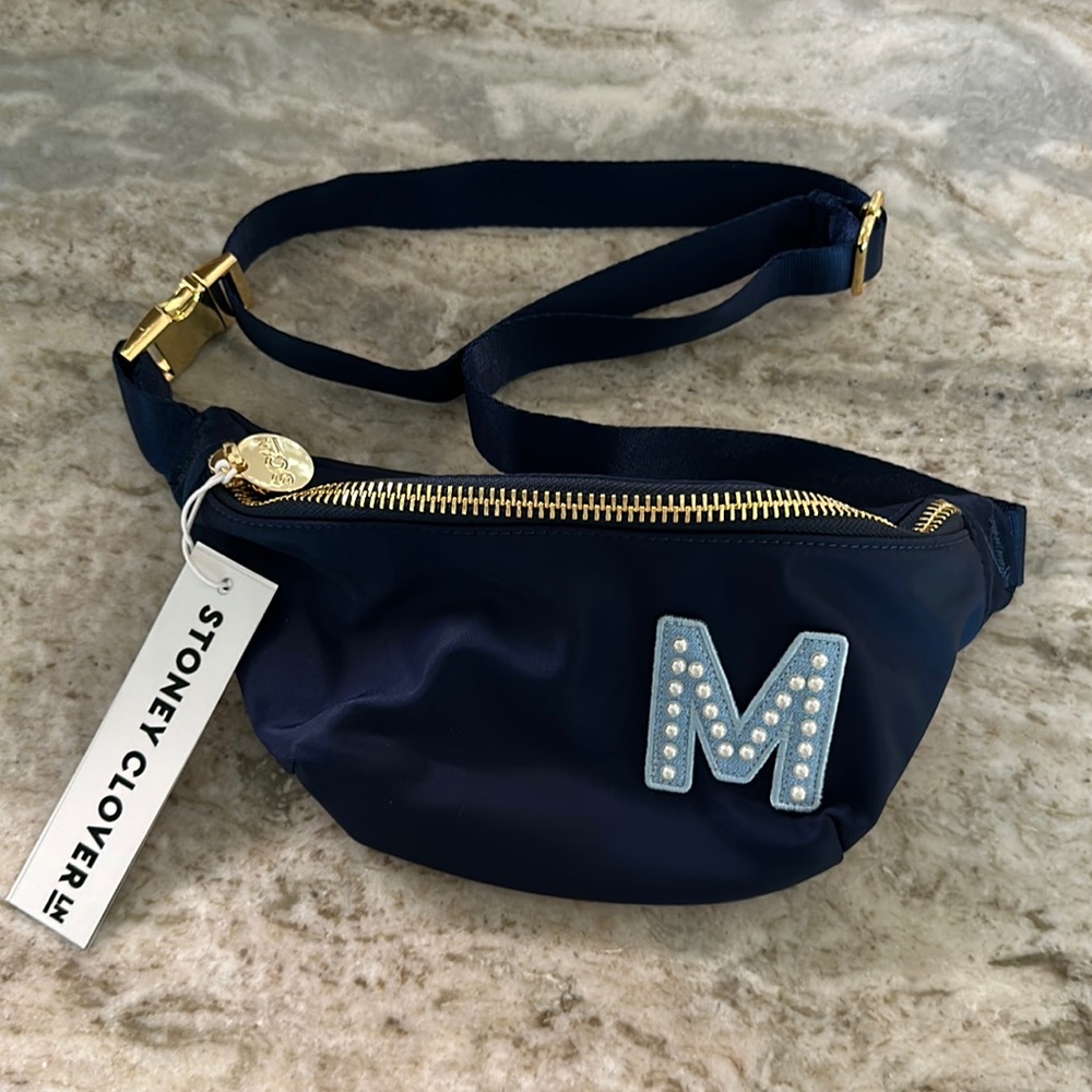 Stoney Clover Classic Nylon Fanny Pack - Navy with M